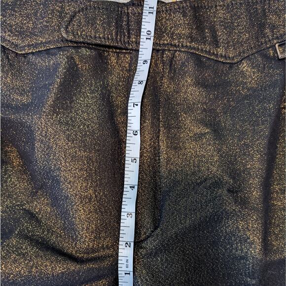 NWT Vintage Dead stock Roffe Ski Pants with Stirrups, Gold/Black - Picture 10 of 11